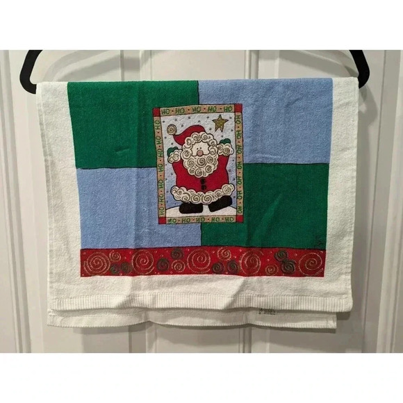 (4) Vintage Christmas Kitchen Hand Towels Set of 4‎ Holiday Seasonal Cloth Lot - Picture 2 of 15